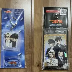 名探偵コナン　コナンカード1枚キラバージョン、キーホルダー セット
