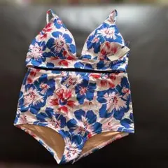 J.Crew 花柄セパレート水着 ビキニ Lサイズのサムネイル