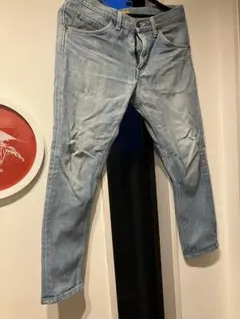 Lee ライトブルー ストレートアンクルデニム