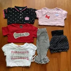 110 半袖Tシャツ　パンツ　スカート 女の子　セット　夏のサムネイル