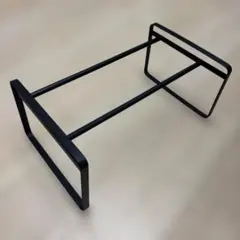 야마자키 지츠교 프레임 텔레스코픽 신발장 블랙 7210