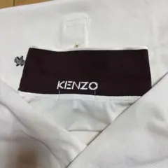 KENZO GOLF アイボリーポロシャツ（鹿の子素材） 長袖LLサイズ