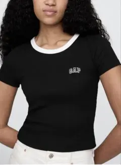 リブ GAPロゴ 半袖チビTシャツのサムネイル