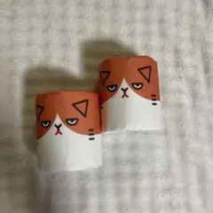 Y!mobileの猫デザイン トイレットペーパー 2個セット
