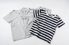 無印Tシャツ3枚セット 110