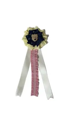 ロゼットリボン　犬