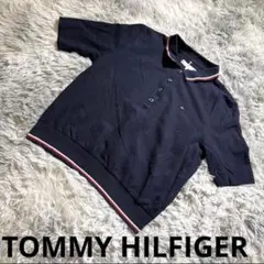TOMMY HILFIGER（S）半袖 ポロシャツ トップス ワンポイント