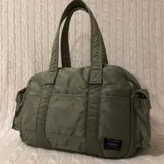 【美品✨】PORTER タンカー ダッフルバッグ ボストンバック セージグリーン