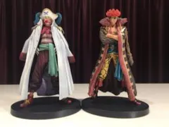 【中古品】ワンピース☆ バギー & キッドのフィギュア