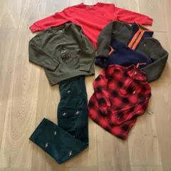 ラルフローレン ８歳　トレーナー2枚　シャツ　ズボン　フリース