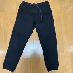Gramicci ジョガーパンツ ブラック　ボンディングニットフリースパンツ