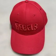 REBELS 刺繍 キャップ レッドのサムネイル