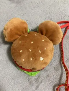 ハンバーガー型ミッキー耳ポーチ
