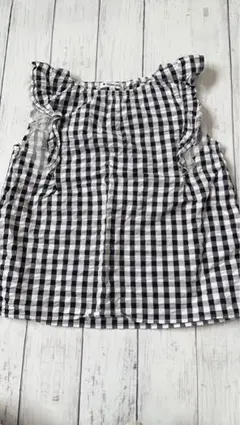 GLOBAL WORK ギンガムチェック 半袖シャツ XL