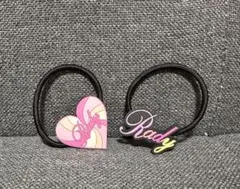 Rady ハート型ヘアゴム2個セット