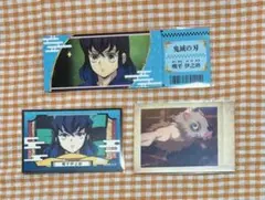 鬼滅の刃 嘴平伊之助 トレーディングチケット風カード セット