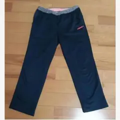 アディダス ジャージ 下　裏起毛 ネイビー M