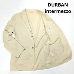 DURBAN Intermezzo 洗えるテーラードジャケット　リネン混　春夏