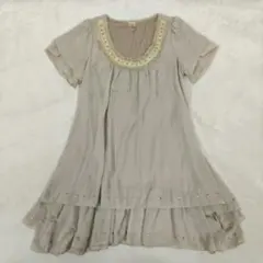 axes femme フリル チュニック ワンピース 森ガール フェアリーコア