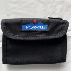 kavu 三つ折り財布 ブラック
