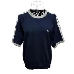 FRED PERRY フレッドペリー 80s 半袖スウェット 刺繍ロゴ S 希少