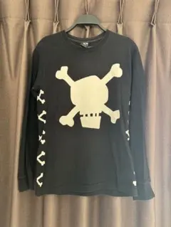 STUSSY スカルデザイン 長袖Tシャツ