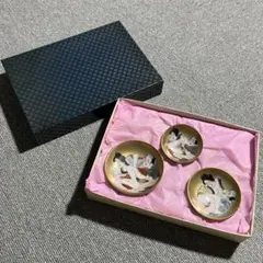 箱付き 未使用 デッドストック 九谷 春画 盃 杯 セット 古美術 酒器