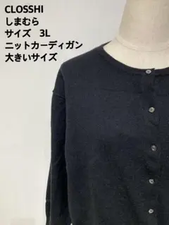 CLOSSH ニットカーディガン 3L 大きいサイズ