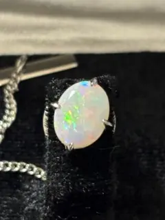 K10WG刻印 オパール タイピンネクタイピン 総重量3.9g アクセサリー K10WG刻印 オパール タイピンネクタイピン 総重量3.9g アクセサリー