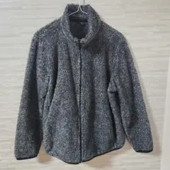 【XL】UNIQLO ファーリーフリースフルジップジャケット ボア