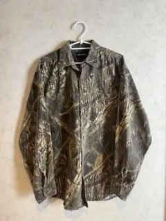 Field & Stream カモフラージュ 長袖シャツ リアルツリー柄