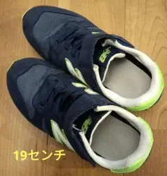 New Balance 373 ネイビー/グリーン スニーカー