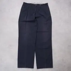 ポロ ラルフローレン W36 ポロチノ 90s USA製 ボトム 紺 14890