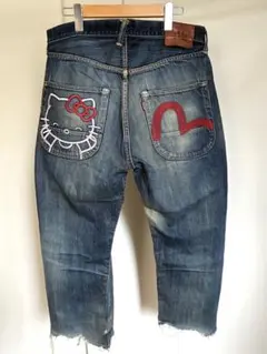 EVISU×HELLO KITTY デニム　アーカイブ　鬼フェードのサムネイル