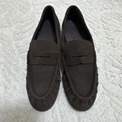 ルタロン レザーソフトギャザーローファー 23.5㎝