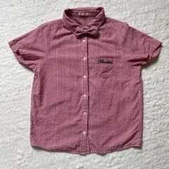 ボタンダウンワイシャツ蝶ネクタイ取り外し可能