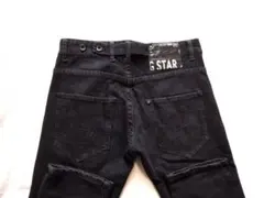 G-STAR RAW　ジースターロゥ　３３０1　Slim ブラックジーンズW２８