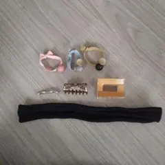 カラフルヘアアクセサリーセット