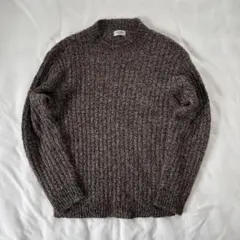 イタリア製 グレー アルパカニット XL - メルカリ