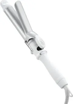 SALONIA サロニア カールヘアアイロン 25mm 海外対応 軽量 白