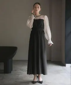 am【美品】ガール ワンピース ドレス シフォン 結婚式 オケージョン