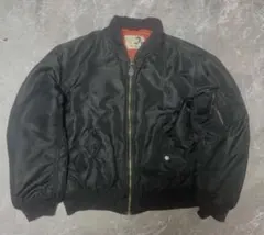 【短丈!! 90s ユーロヴィンテージ】MA-1タイプ フライトジャケット