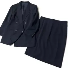 【美品】ダックス　スーツ　ジャケット　スカート　セット　日本製　大きいサイズ13