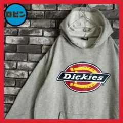 ディッキーズ 裏起毛 Dickies ビッグロゴ 袖太 パーカー フーディー