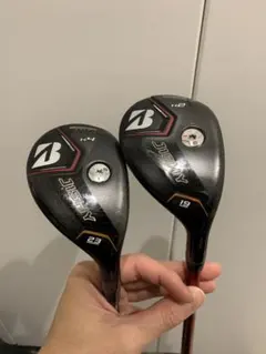 【美品2本セット】ブリヂストン JISHY ユーティリティ セット　ヘッドカバ付