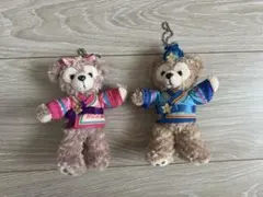 ぬいぐるみ 2体セット 七夕　ダッフィー　シェリーメイ