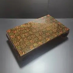 大型　横幅60cm　花台　盆栽台　漆塗り　津軽塗　唐塗　巻き足　木製　小林漆器