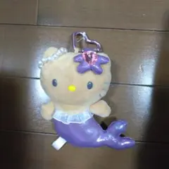 【中古】ハローキティ ファンタジーマスコット マーメイド/日焼けパープル