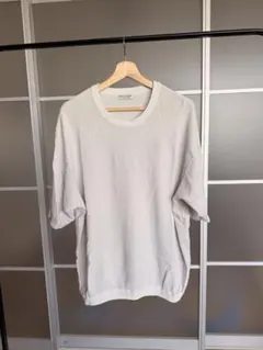 BEAUTY&YOUTH ワッフルTシャツ ホワイト