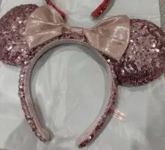 ディズニーリゾート　ミニー耳カチューシャ ピンク 一つ売り